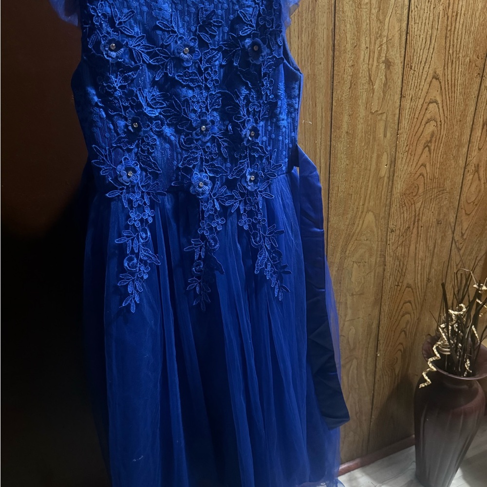 Amazon Royal Blue Kids Formal Dress